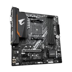 PLACA de BAZA Gigabyte B550M AORUS ELITE, skt AM4, mATX, AMD B550, 4 x DDR4, max. 128 GB, 4 x SATA, 1 x M.2, 7.1, B550M AORUS ELITE
