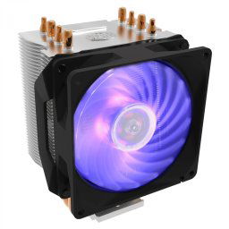 Cooler Cooler Master HYPER H410R RGB, compatibil skt. Intel si AMD,racire cu aer,ventilator 92 mm, 2000 rpm, inaltime cooler 136mm, 4 heatpipe, iluminat RGB RR-H410-20PC-R1 (timbru verde 0.8 lei)