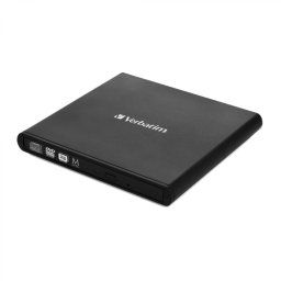 DVD-RW extern, VERBATIM, interfata USB 2.0, negru, include Nero Burn & Archive 98938 (timbru verde 0.8 lei)