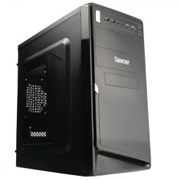 CARCASA SPACER, Mini Tower, mATX, MOON, 450 (230W for 450 Desktop PC), USB 2.0 x 4, Jack 3.5mm x 2, SPC-MOON (timbru verde 0.8 lei)