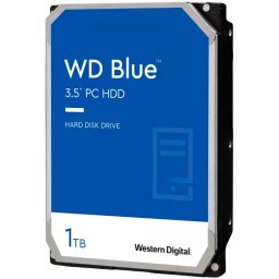 HDD Desktop WD Blue 1TB CMR, 3.5, 64MB, 7200 RPM, SATA