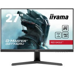 IIYAMA Monitor LED G2770QSU-B1 Fast IPS, matte finish 2560 x 1440 @165Hz 400 cd/m² 0.5ms HDMI DP USB Hub tilt