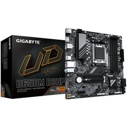 GIGABYTE Mainboard Desktop B650M D3HP (AM5, 4xDDR5, 1xHDMI, 2xDP, 2.5GLAN, 1xPCIe x16, 1xPCIe x1 3.0, 2xM.2, 4xSATA3, 1xUSB-C USB3.2 Gen1) mATX