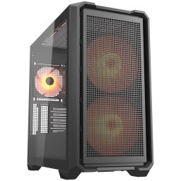 COUGAR MX600 Mini RGB PC Case, Mini Tower, Black