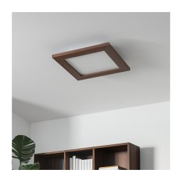 Plafonieră LED dimabilă Brilagi SLIMFRAME WOOD LED/25W/230V 34x34 cm + telecomandă