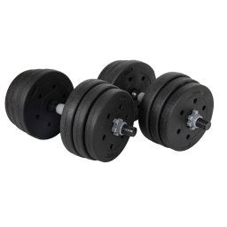 Set Gantera 10 kg, Bara Inclusa, TechGym ActiveBody