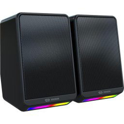 Boxe PC Mozos MINI-S4 RGB, Negre