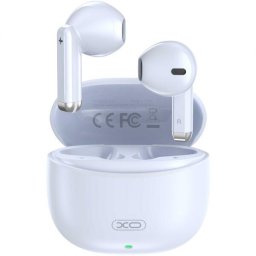 Casti XO X33, Bluetooth 5.3, TWS, 250 mAh, Autonomie 16 ore, confortabile, albastru bleu