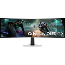 Monitor Gaming Curbat OLED Samsung Odyssey G9 G91SD, 49", DQHD (5120 x 1440), FreeSync Premium Pro, HDR10+, VESA DisplayHDR True Black 400, 0.03ms(GTG), 144 Hz, Gri