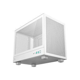 Carcasa Deepcool CH160, Fara Sursa, ABS, SPCC, Tempered Glass, Alb