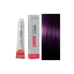 Pigment de par cu ulei de argan si keratina Bright Colour Tassel, VIOLET - 100 ml