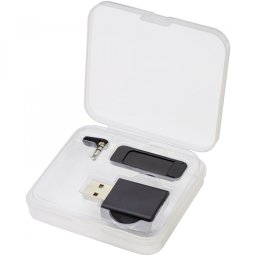 Digital Privacy Kit, Everestus, 21OCT0881, 8.1 x 1.7 x 8.1 cm, ABS, Negru