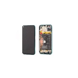 Display cu touchscreen, rama şi acumulator Huawei P40 Lite, Emerald Green, OEM