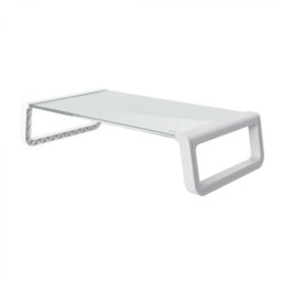 TRUST MONTA GLASS MONITOR STAND WHT 25351 (timbru verde 0.80 lei)