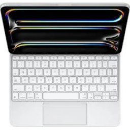 Tastatura Apple Magic pentru iPad Pro M4 de 11inch Alb MWR03LB/A (timbru verde 0.8 lei)