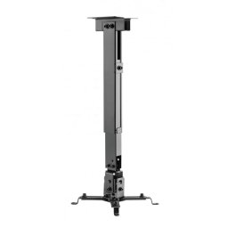 Suport de tavan pentru videoproiector, Nexio, reglabil, extensie 43-65 cm, capacitate sustinere 20KG, Negru NX-PRB-2G