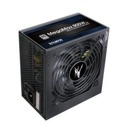 SURSA Zalman TXII, 800W, certificare 80 Plus , non-modular, fan 120mm, negru, ZM800-TXII (timbru verde 2 lei)