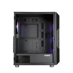 CARCASA Zalman i3 Neo, middle tower, gaming, fara sursa, suporta 8xfan, 4xfan inclus, , USB 3.1 gen1 x 2, USB 2.0 x 1, audio+mic, 7 sloturi expansiune, negru, i3 NEO Black (timbru verde 0.32lei)