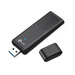 ADAPTOR RETEA TP-LINK AX1800, extern wireless 2.4 GHz 5 GHz, USB 3.0, 1800 Mbps, WI-FI 6, antena interna x 2, Archer TX20U (timbru verde 0.18 lei)