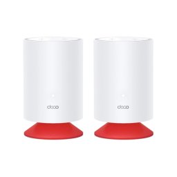 MESH TP-LINK, wireless, router AX1800, pt interior,difuzor incorporat,1800 Mbps, port LAN, WAN, 2.4 GHz 5 GHz, antena internax4, standard 802.11ax, Deco Voice X20(2-pack) (timbru verde 2.00 lei)