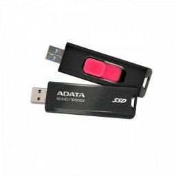 SSD EXTERN ADATA, USB 3.2, 500GB, scriere 500 MB/s citire 550 MB/s, metalic SC610-500G-CBK/RD (timbru verde 0.03 lei)