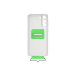 Galaxy S21 FE; Silicone Cover with Strap; White EF-GG990TWEGWW