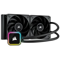 Cooler Corsair iCUE H115i RGB ELITE, skt universal, racire cu lichid, ventilator 140 mm x 2, 1600 rpm, iluminat RGB, CW-9060059-WW (timbru verde 2.00 lei)