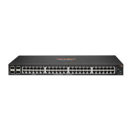 Hewlett Packard Enterprise Aruba 6100 48G 4SFP+ Managed L3 Gigabit Ethernet (10/100/1000) 1U Black, JL676A (timbru verde 2 lei)