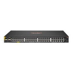 Hewlett Packard Enterprise Aruba 6000 48G Class4 PoE 4SFP 370W Managed L3 Gigabit Ethernet (10/100/1000) Power over Ethernet (PoE) 1U, R8N85A (timbru verde 2 lei)