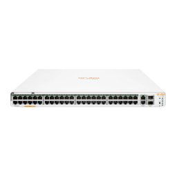 Hewlett Packard Enterprise Aruba Instant On 1960 48G 40p Class4 8p Class6 PoE 2XGT 2SFP+ 600W Managed L2+ Gigabit Ethernet (PoE) 1U White, JL809A (timbru verde 2 lei)