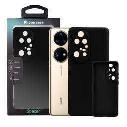 Husa Huawei telefon P 50 Pro, negru, tip back cover, material flexibil TPU, SPPC-HU-P-50P-TPU