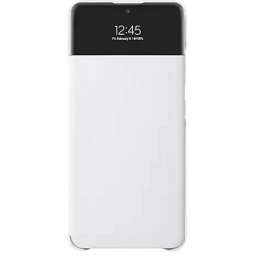 HUSA Smartphone Samsung, pt Galaxy A32, tip smart book cover cu buzunar, TPU, Smart View Wallet, alb, EF-EA325PWEGEE
