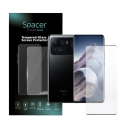 FOLIE STICLA Spacer pentru Xiaomi Mi 11 Ultra 5G, grosime 0.3mm, acoperire totala ecran, strat special anti-ulei si anti-amprenta, Tempered Glass SPPG-XI-MI-11U5G-TG