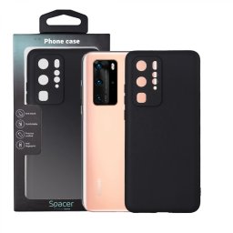 Husa Huawei telefon P 40 Pro, negru, tip back cover, material flexibil TPU, SPPC-HU-P-40P-TPU