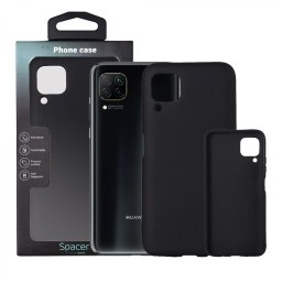 Husa Huawei telefon P 40 Lite, negru, tip back cover, material flexibil TPU, SPPC-HU-P-40L-TPU