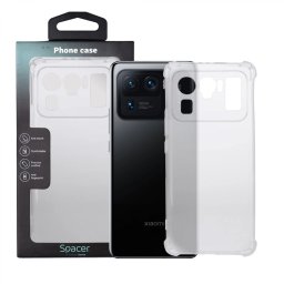 Husa Xiaomi Mi 11 Ultra 5G Spacer, transparenta, grosime 1.5mm, protectie suplimentara antisoc la colturi, material flexibil TPU SPPC-XI-MI-11U5G-CLR