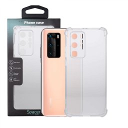Husa Huawei telefon P 40 Pro, transparent, tip back cover, protectie suplimentara antisoc la colturi, material flexibil TPU, SPPC-HU-P-40P-CLR