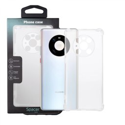 Husa Huawei telefon Mate 40 Pro, transparent, tip back cover, protectie suplimentara antisoc la colturi, material flexibil TPU, SPPC-HU-MT-40P-CLR