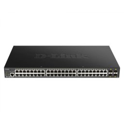 SWITCH. PoE D-Link, port Gigabit x 48, SFP SFP+ x 4, managed, carcasa metalica, DGS-1250-52XMP (timbru verde 2 lei)