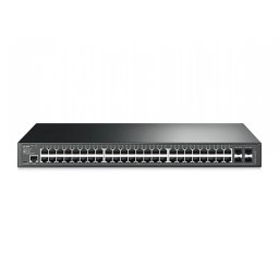 SWITCH TP-LINK L2 Managed 48 porturi Gigabit + 4 sloturi SFP, carcasa metalica, rackabil TL-SG3452 (timbru verde 2 lei)
