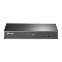 SWITCH PoE TP-LINK 8 porturi 10/100Mbps (4 PoE), IEEE 802.3af, carcasa metalica TL-SF1008LP (timbru verde 2 lei)