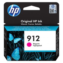 Cartus Cerneala Original HP Magenta, nr.912, pentru OfficeJet 80138023, 0.315K, (timbru verde 0.15 lei), 3YL78AE