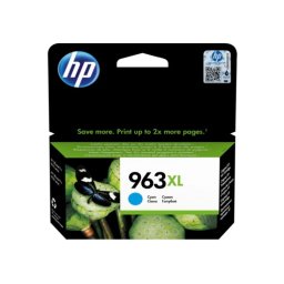 Cartus Cerneala Original HP Cyan, nr.963XL, pentru OfficeJet Pro 90109013901490209023, 1.6K, (timbru verde 0.15 lei), 3JA27AE
