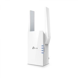 RANGE EXTENDER TP-LINK wireless 1500Mbps, 1 port Gigabit, 2 antene externe, 2.4 / 5Ghz dual band, Wi-Fi 6, RE505X (timbru verde 2 lei)