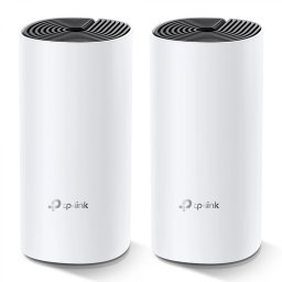 MESH TP-LINK, wireless, router AC1200, pt interior, 1200 Mbps, port LAN, WAN, 2.4 GHz 5 GHz, antena interna x 2, standard 802.11ac, Deco M4(2-pack) (timbru verde 2.00 lei)