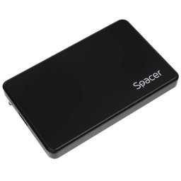 RACK extern SPACER, pt HDD/SSD, 2.5 inch, S-ATA, interfata PC USB 3.0, Husa piele sintetitca, plastic, negru, SPR-25612 45506249 (timbru verde 0.8 lei)