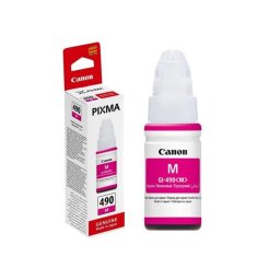 Cartus Cerneala Original Canon Magenta, Gi-490M, pentru G1400G2400G3400, 70ml, (timbru verde 0.15 lei), BS0665C001AA