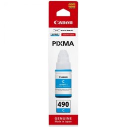 Cartus Cerneala Original Canon Cyan, Gi-490C, pentru G1400G2400G3400 , 70ml, (timbru verde 0.15 lei), BS0664C001AA