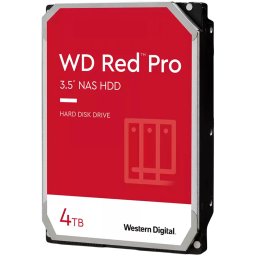 HDD NAS WD Red Pro 4TB CMR, 3.5, 256MB, 7200 RPM, SATA, TBW: 550