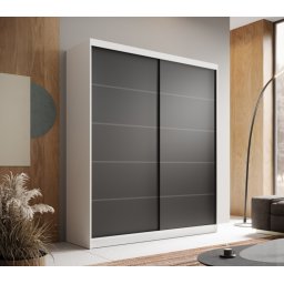 Dulap cu usi glisante, 180x58x215 cm, Hannah 180, ADRK Furniture